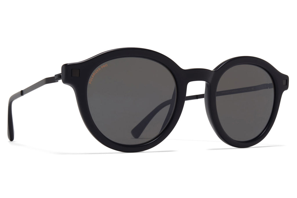 MYKITA - Ketill Sunglasses Matte Black/Black with Polarized Pro Hi-Con Grey Lenses
