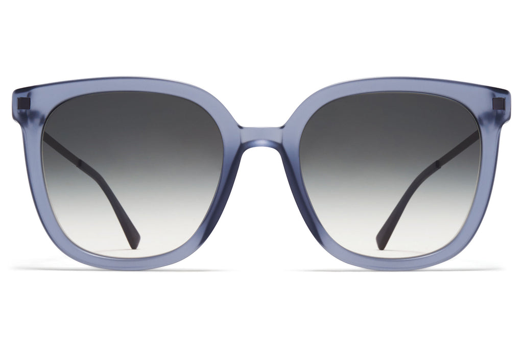 MYKITA - Viska Sunglasses Matte Deep Ocean/Blackberry with Raw Black Gradient Lenses
