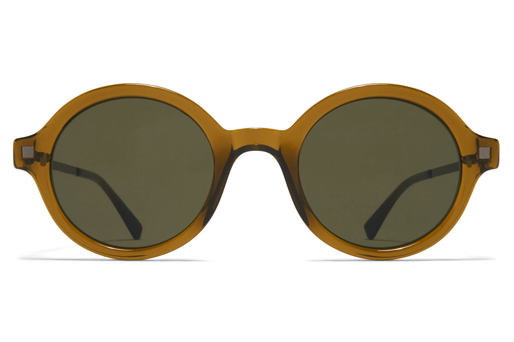 MYKITA - Esbo Sunglasses Peridot/Shiny Graphite with Raw Green Solid Lenses