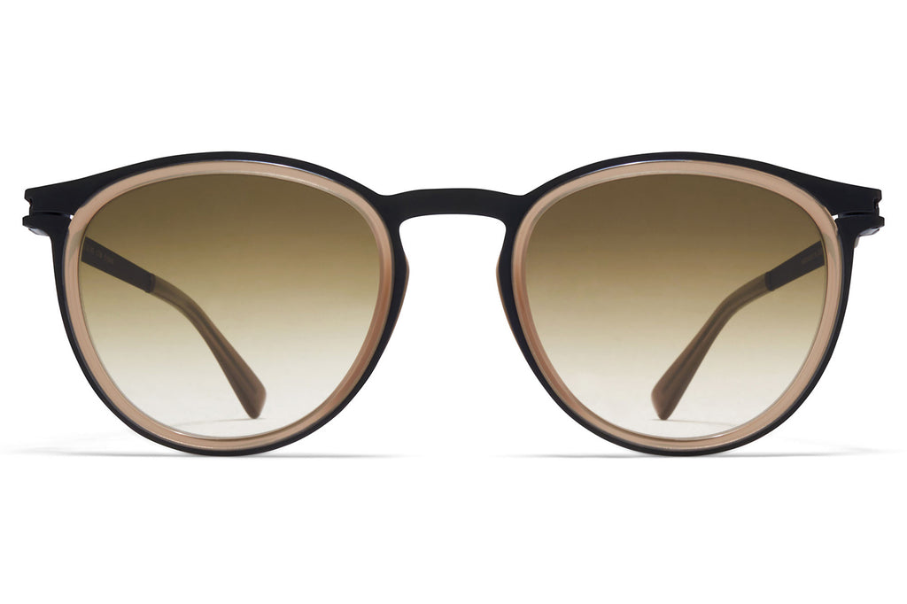 MYKITA® - Siwa Sunglasses Black/Taupe with Raw Brown Gradient Lenses