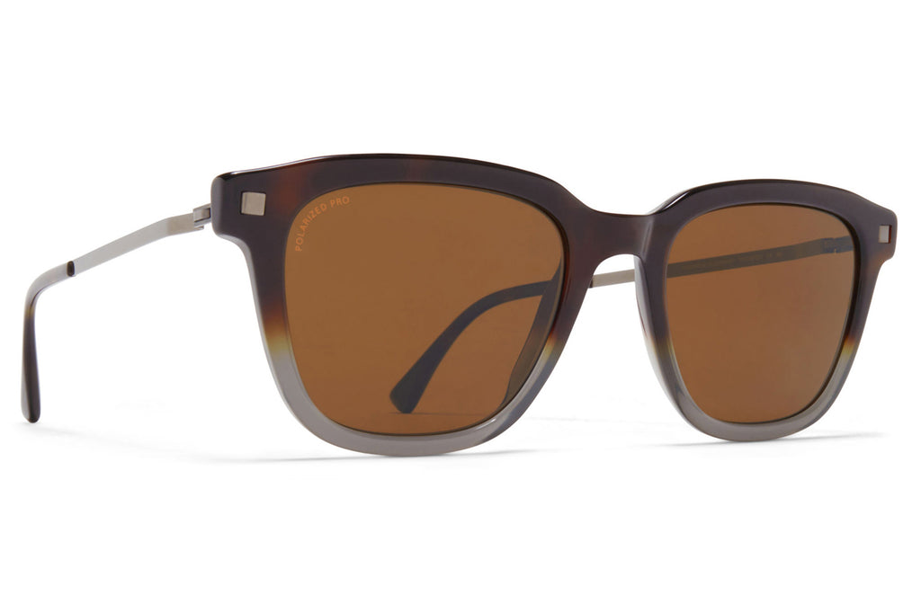 MYKITA® - Holm Sunglasses Santiago Gradient with Pol. Pro Amber Brown Lenses