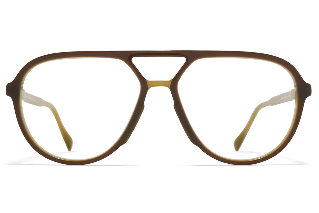 MYKITA® - Suri Eyeglasses Green Dark Brown/Silk Gold