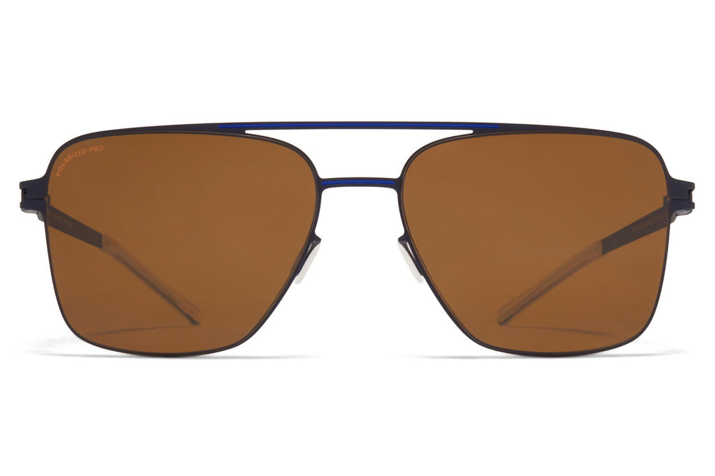 MYKITA - Bernie Sunglasses Indigo/Yale Blue with PolPro Amber Brown Lenses