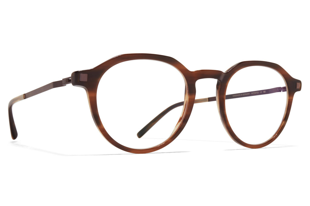 MYKITA® - Saga Eyeglasses Striped Brown/Mocca
