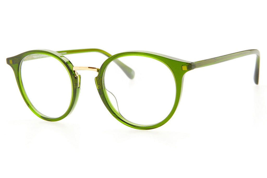 Kaleos Eyehunters - Schindler Eyeglasses Transparent Green