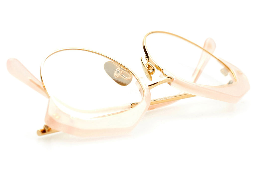Kaleos Eyehunters - Fairchild Eyeglasses Translucent Pink