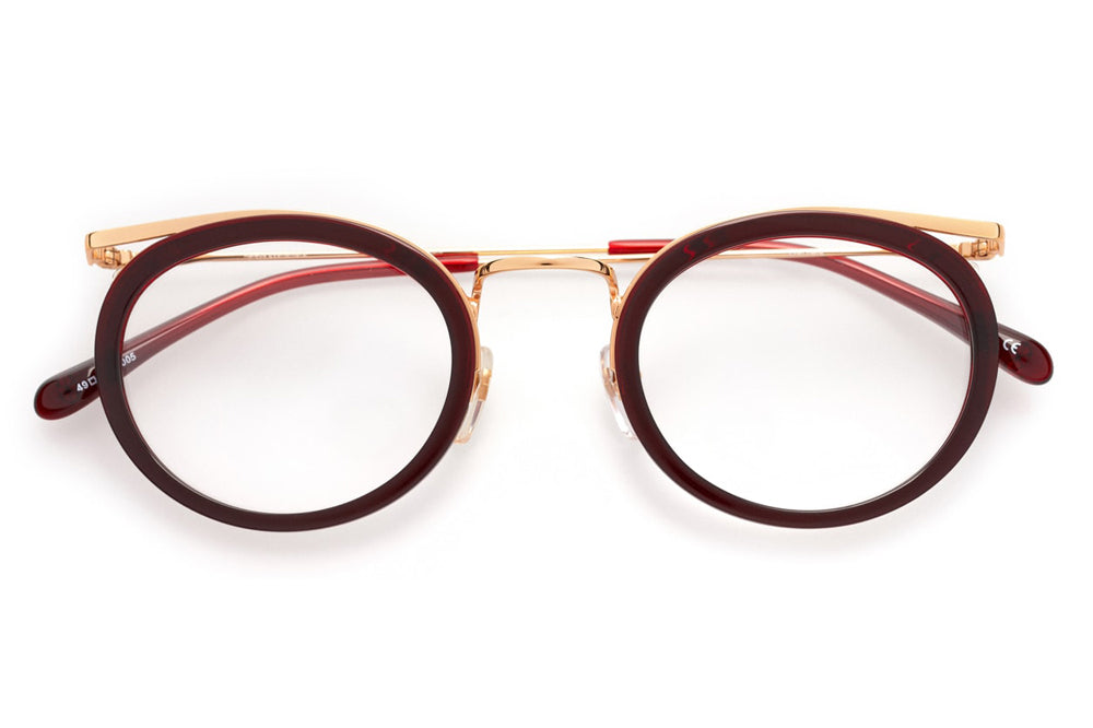 Kaleos Eyehunters - Daniels Eyeglasses Burgundy