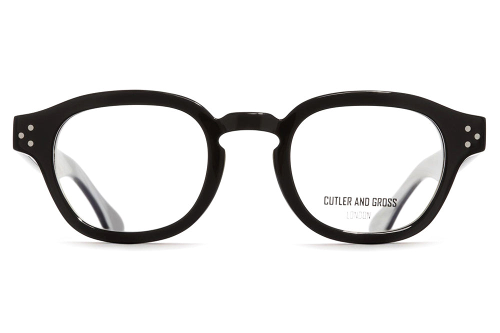 Cutler & Gross - 1290V2 Eyeglasses Black on Grey Horn