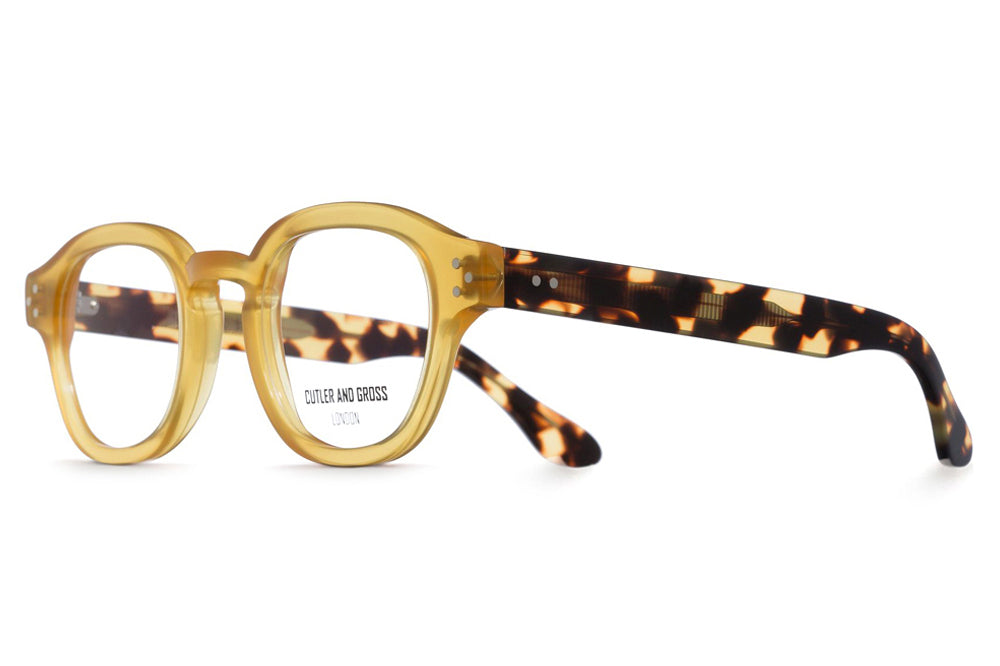 Cutler & Gross - 1290V2 Eyeglasses Miele/Camouflage