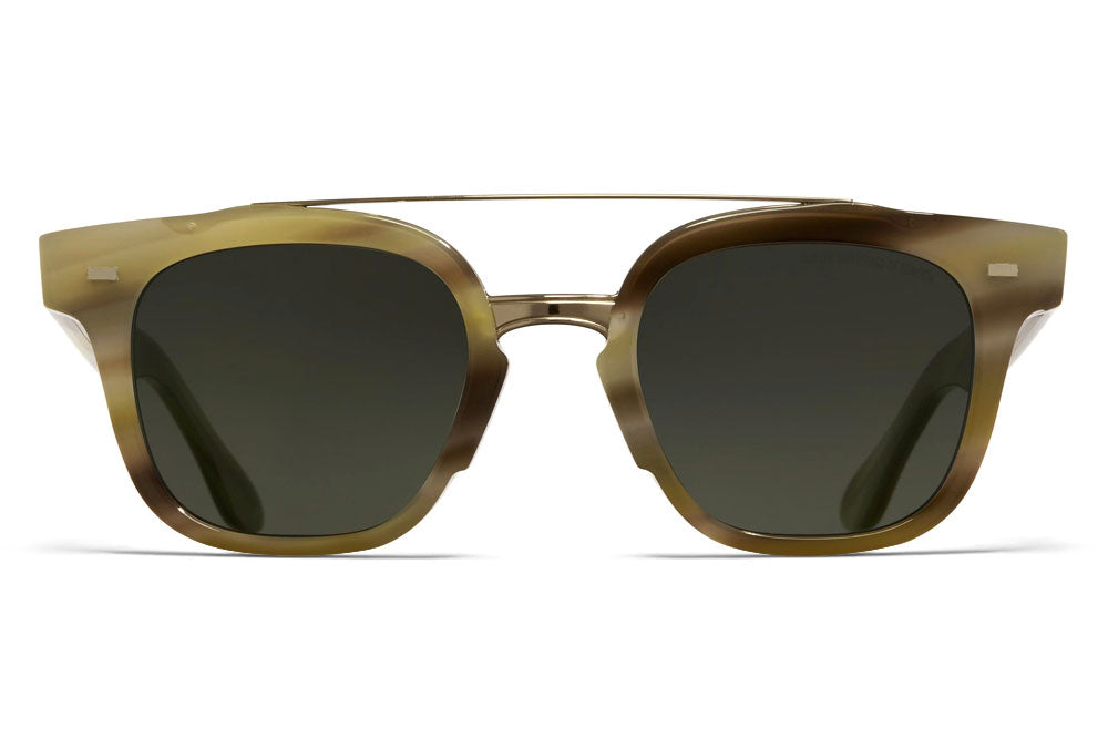 Cutler and Gross - 1297 Sunglasses Havana Horn