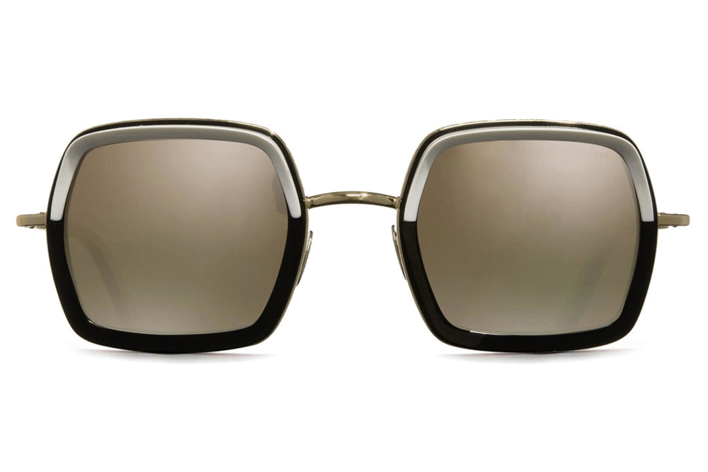 Cutler and Gross - 1301 Sunglasses White on Black