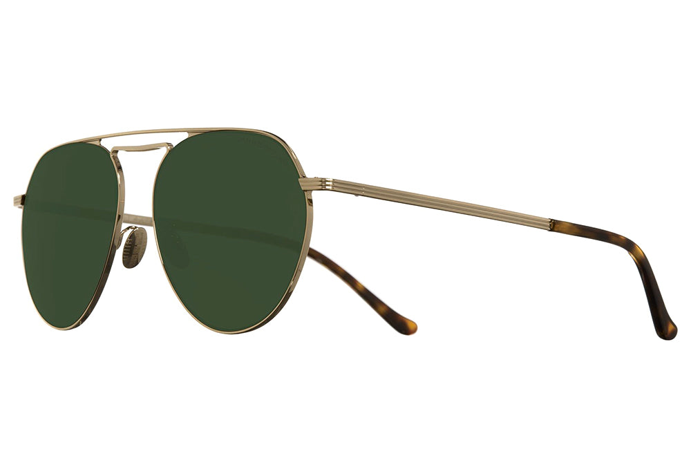 Cutler and Gross - 1309 Sunglasses Gold with Green