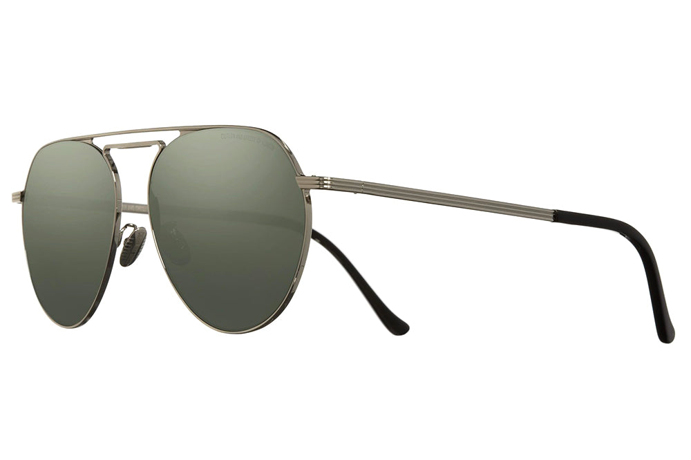 Cutler and Gross - 1309 Sunglasses Silver with Silver Mirror