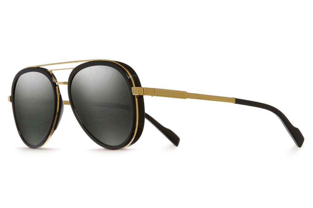 Cutler and Gross - 1323 Sunglasses Gold Metal and Black