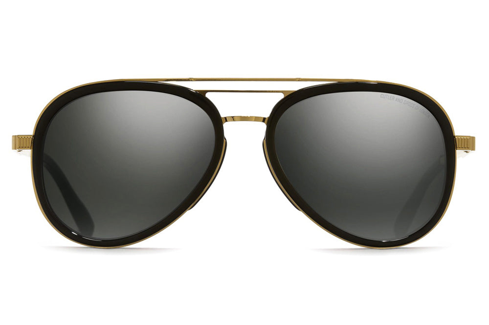 Cutler and Gross - 1323 Sunglasses Gold Metal and Black