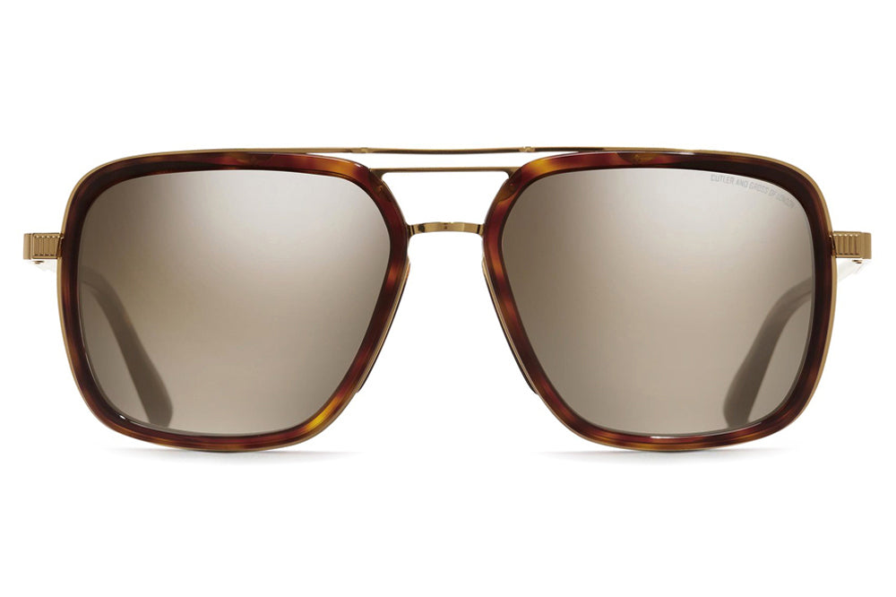 Cutler and Gross - 1324 Sunglasses Gold and Dark Turtle