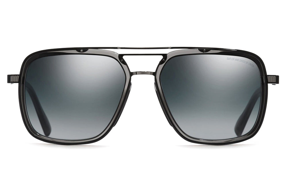 Cutler and Gross - 1324 Sunglasses Gunmetal Palladium and Slate