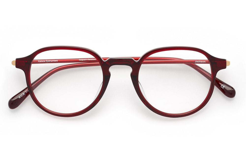 Kaleos Eyehunters - Jackson Eyeglasses Burgundy