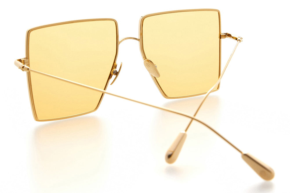 Kaleos Eyehunters - Stamper Sunglasses Gold with Yellow Lenses