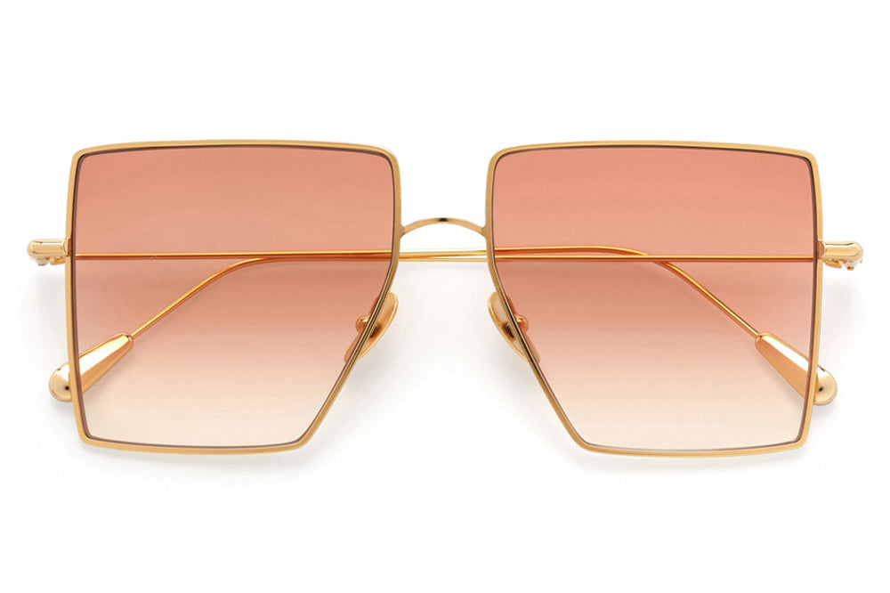 Kaleos Eyehunters - Stamper Sunglasses Gold with Pink Lenses