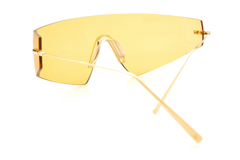 Kaleos Eyehunters - Edwards Sunglasses Gold with Yellow Lenses