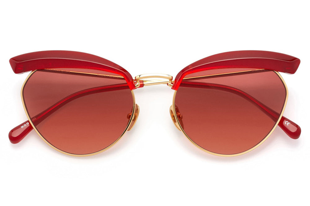 Kaleos Eyehunters - Whoberi Sunglasses Transparent Red