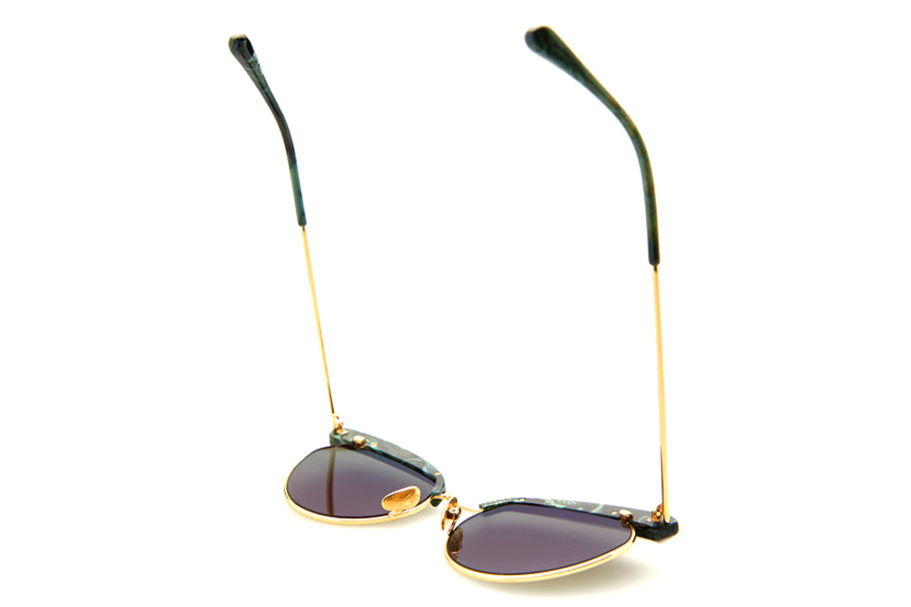 Kaleos Eyehunters - Whoberi Sunglasses Green Marble
