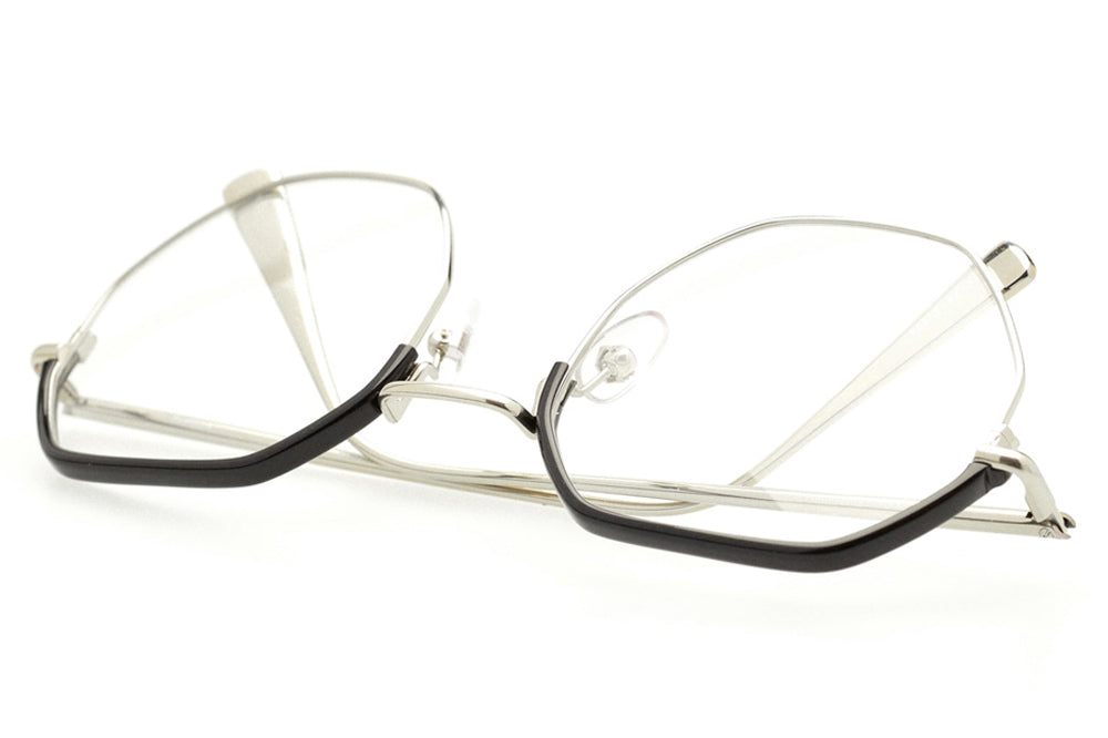 Kaleos Eyehunters - Arroway Eyeglasses Silver/Black