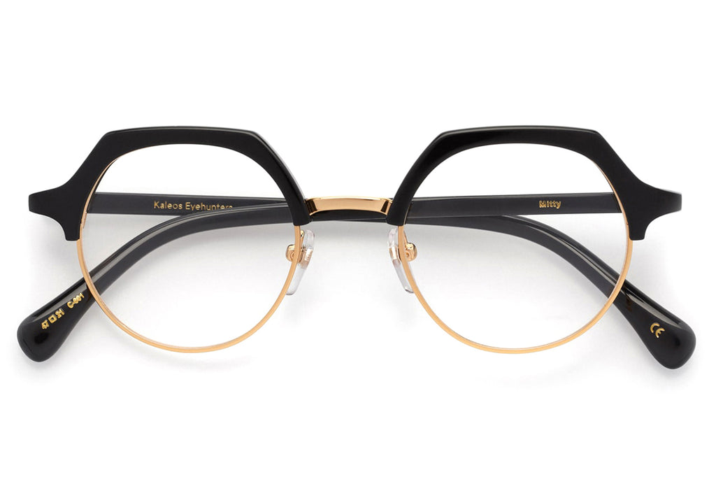 Kaleos Eyehunters - Mitty Eyeglasses Gold/Black