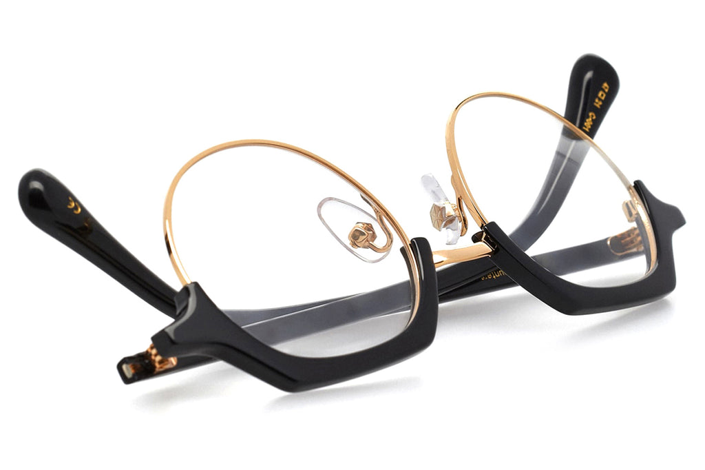Kaleos Eyehunters - Mitty Eyeglasses Gold/Black