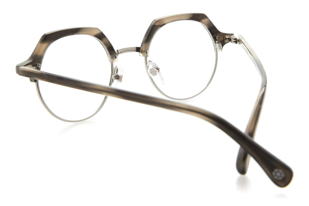 Kaleos Eyehunters - Mitty Eyeglasses Silver/Grey Tortoise