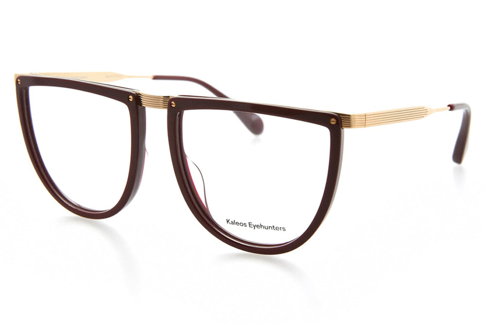 Kaleos Eyehunters - Hiller Eyeglasses Burgundy