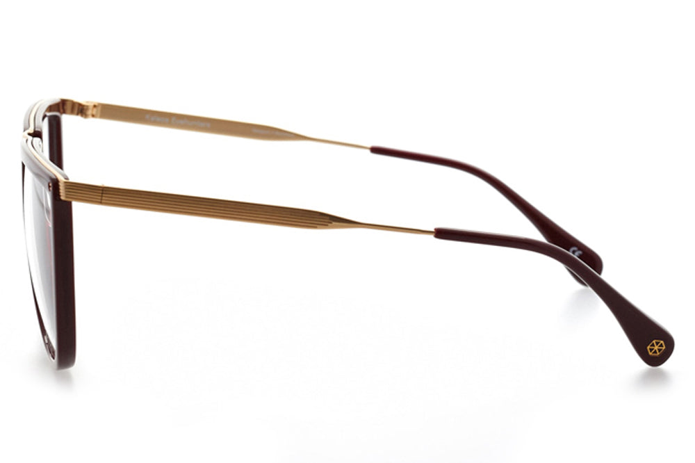 Kaleos Eyehunters - Hiller Eyeglasses Burgundy