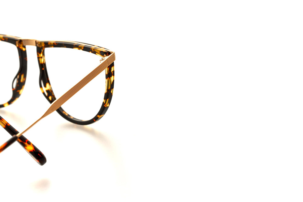 Kaleos Eyehunters - Hiller Eyeglasses Tokyo Tortoise