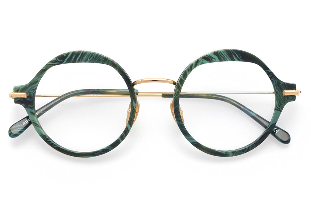 Kaleos Eyehunters - Banks Eyeglasses Green Marble