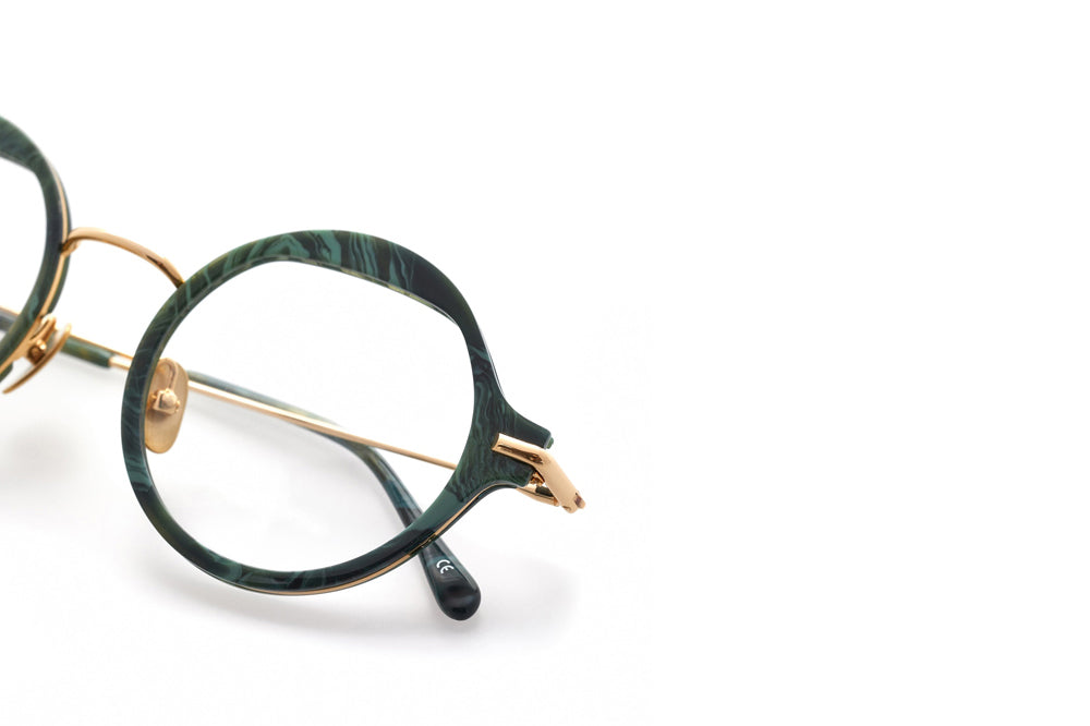 Kaleos Eyehunters - Banks Eyeglasses Green Marble