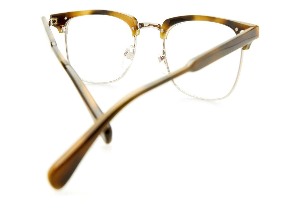 Kaleos Eyehunters - Gekko ii Eyeglasses Silver/Khaki Tortoise