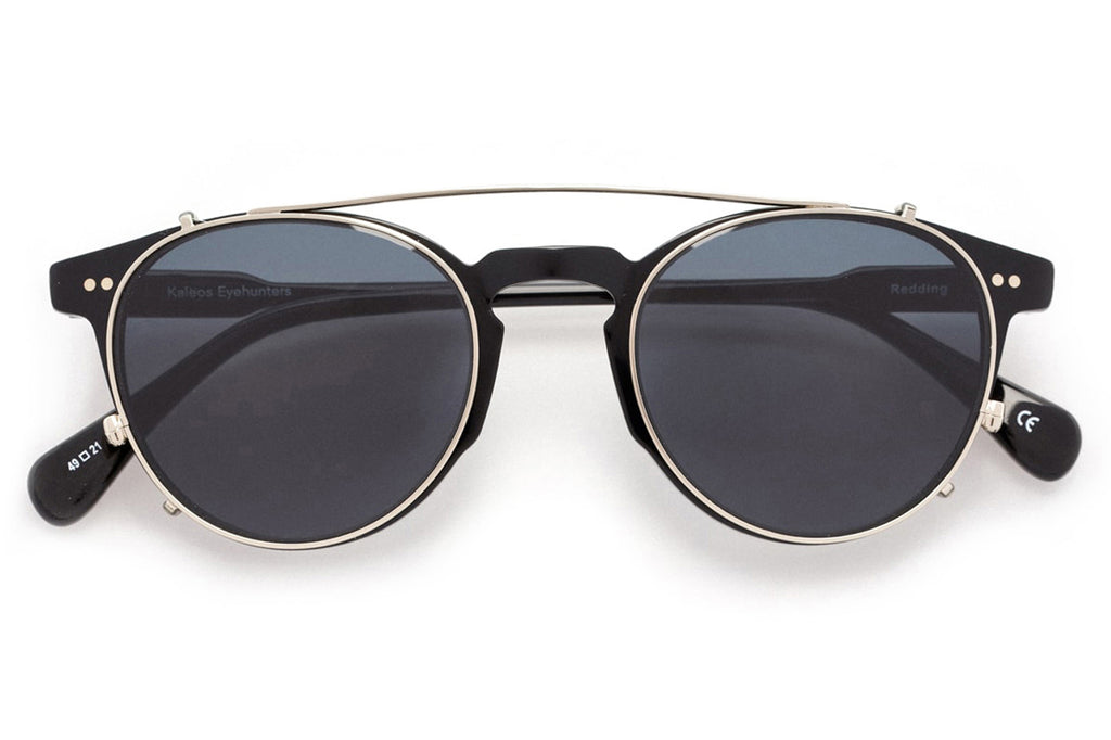 Kaleos Eyehunters - Redding Clip Sunglasses  Silver with Grey Lenses