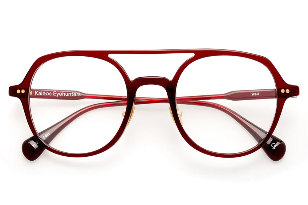 Kaleos Eyehunters - Weil Eyeglasses Dark Garnet