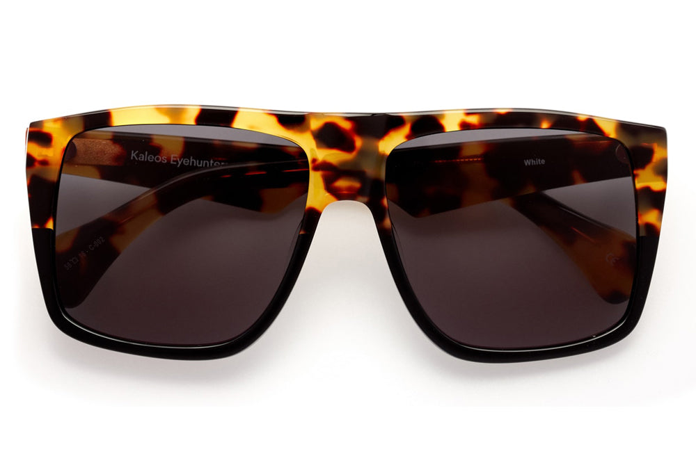 Kaleos Eyehunters - White Sunglasses Tortoise