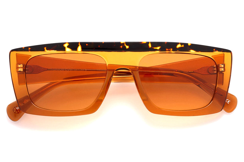 Kaleos Eyehunters - Casswell Sunglasses Transparent Orange