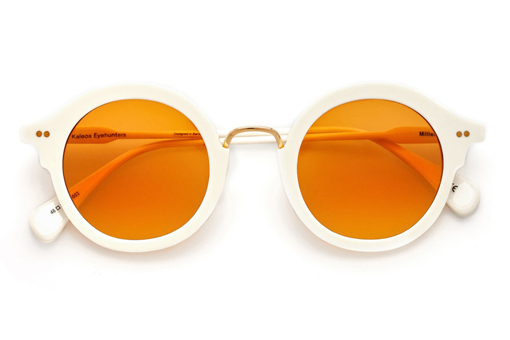 Kaleos Eyehunters - Miller Sunglasses Monochrome White