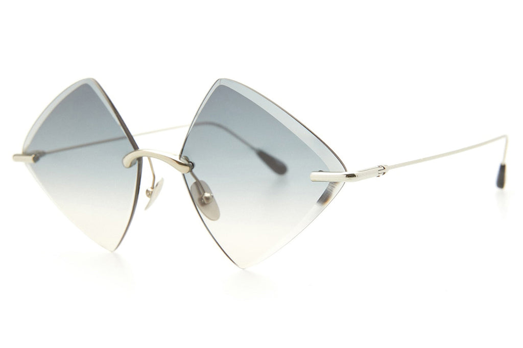 Kaleos Eyehunters - Monroe Sunglasses Silver with Light Grey Lenses
