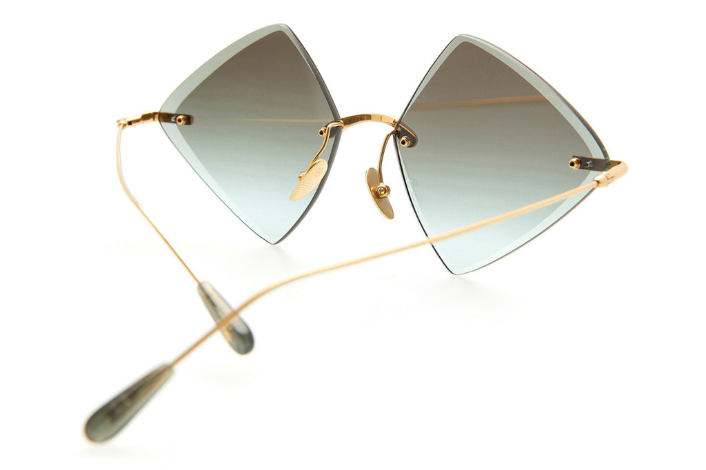 Kaleos Eyehunters - Monroe Sunglasses Gold with Grey Lenses
