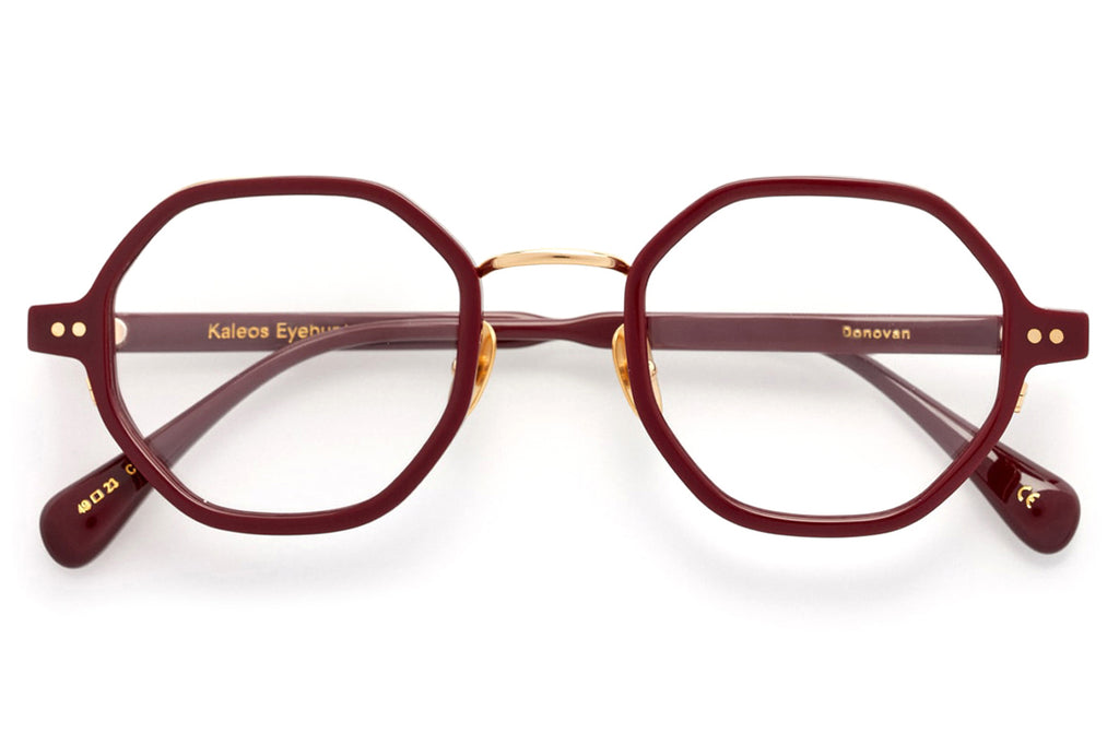 Kaleos Eyehunters - Donovan Eyeglasses Opaque Garnet