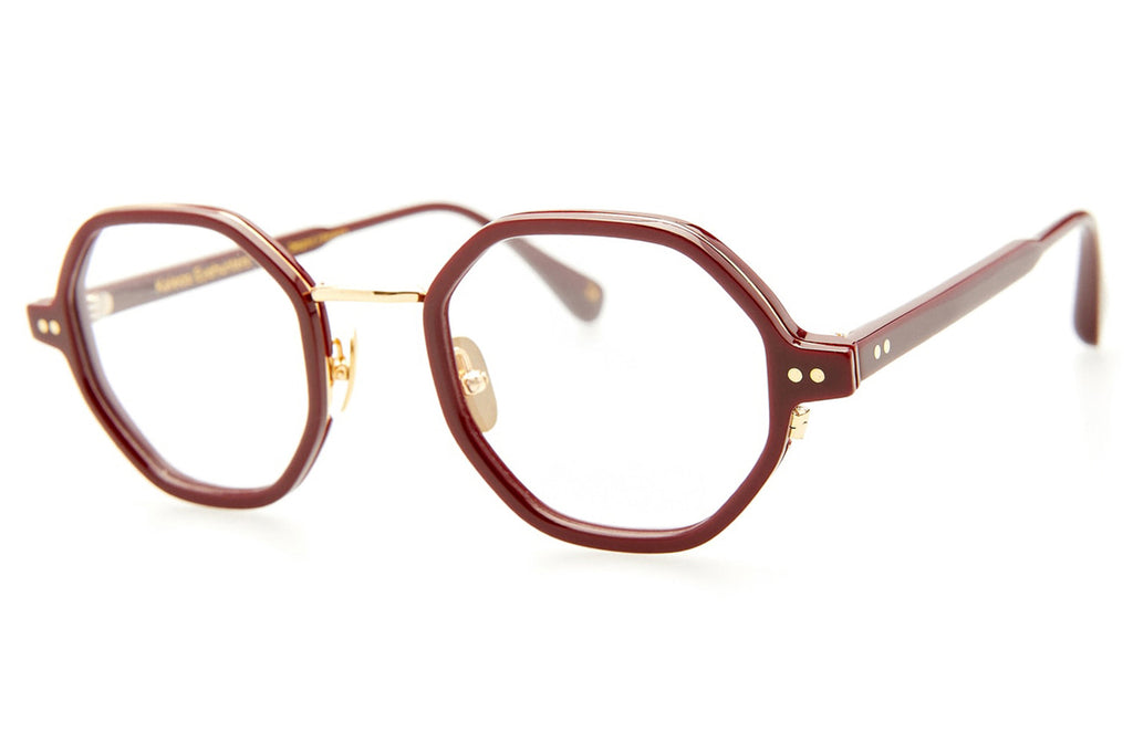 Kaleos Eyehunters - Donovan Eyeglasses Opaque Garnet