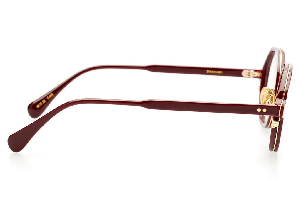 Kaleos Eyehunters - Donovan Eyeglasses Opaque Garnet