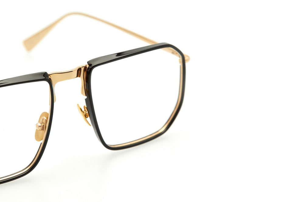 Kaleos Eyehunters - Hill Eyeglasses Black/Gold