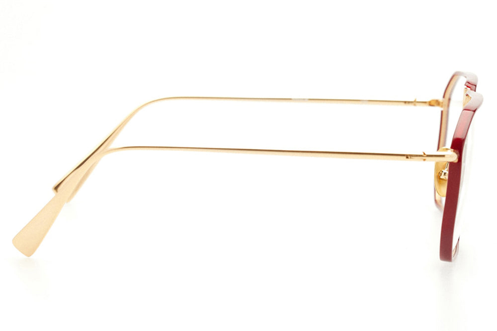 Kaleos Eyehunters - Hill Eyeglasses Red/Gold