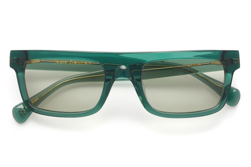 Kaleos Eyehunters - Lachance Sunglasses Transparent Green